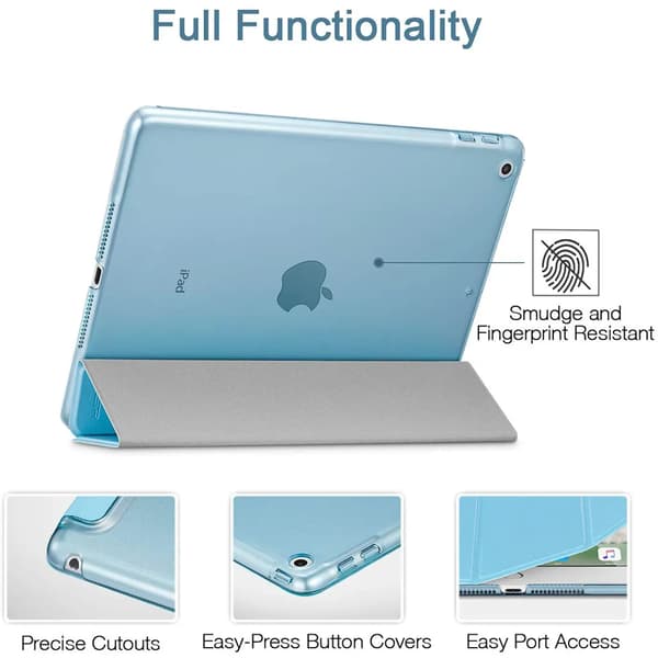 iPad 9.7 Cover Slankt Smart Cover Auto Sleep Wake Multi-vinkel Stand Kunstlæder