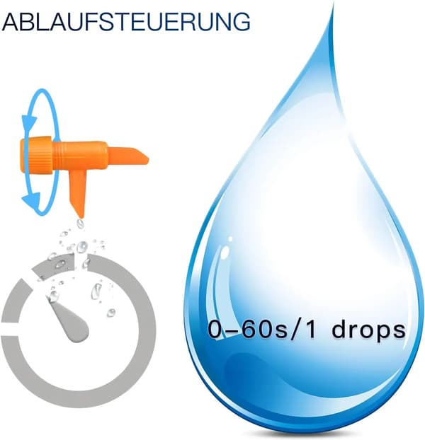 Växtbevattningspiggar 12-pack Justerbart Droppsystem Flaskadapter Semester