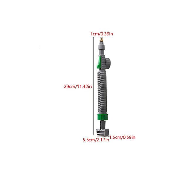 Högtryckssprutmunstycke Handpump Justerbar Passar Dryckesflaskor 30cm Slang Trädgård 1 st