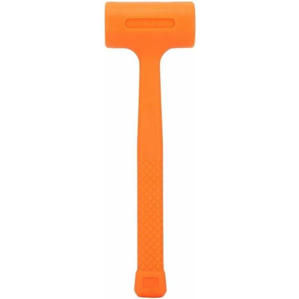 0,5 lb Dødslag Gummihammer Orange Stødabsorberende Montering Ikke-mærkende 1 Stk
