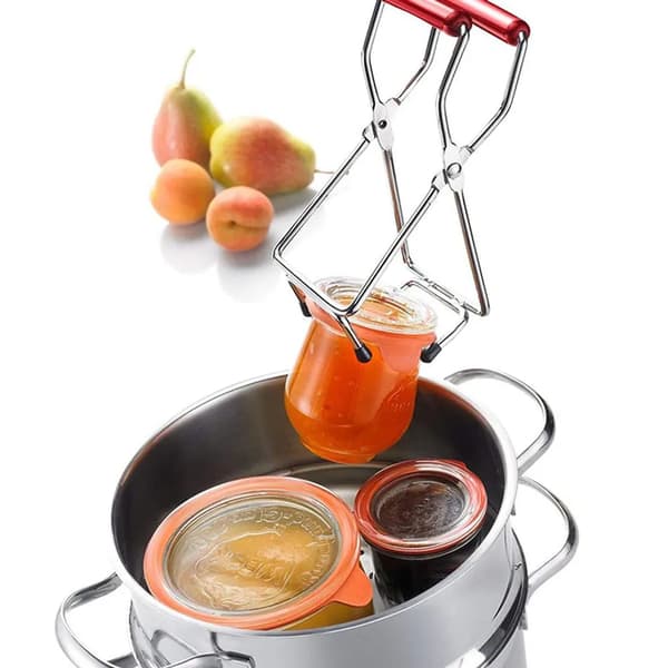 Burktång i rostfritt stål Stainless Jar Tongs