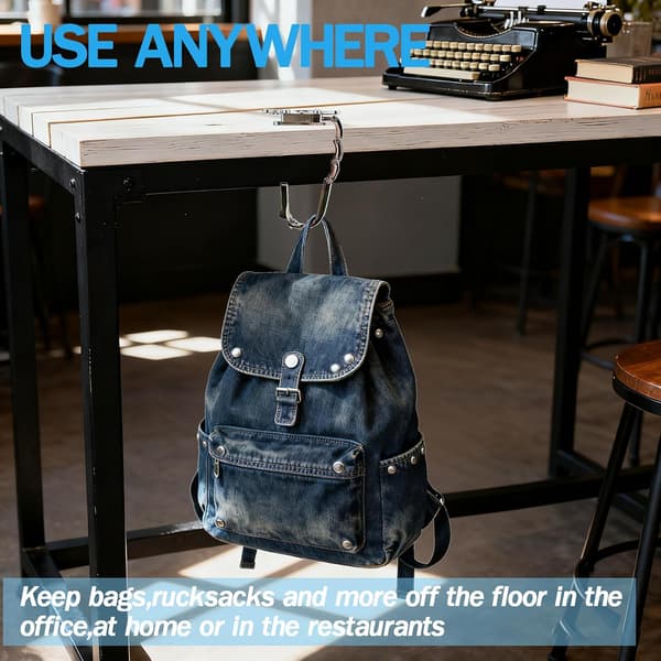 Vikbar väskkrok för bord, bärbar väskhängare PJY Foldable Purse