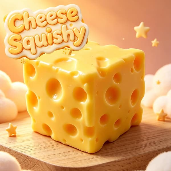 Ost Squishy Stressavlastningsleksak