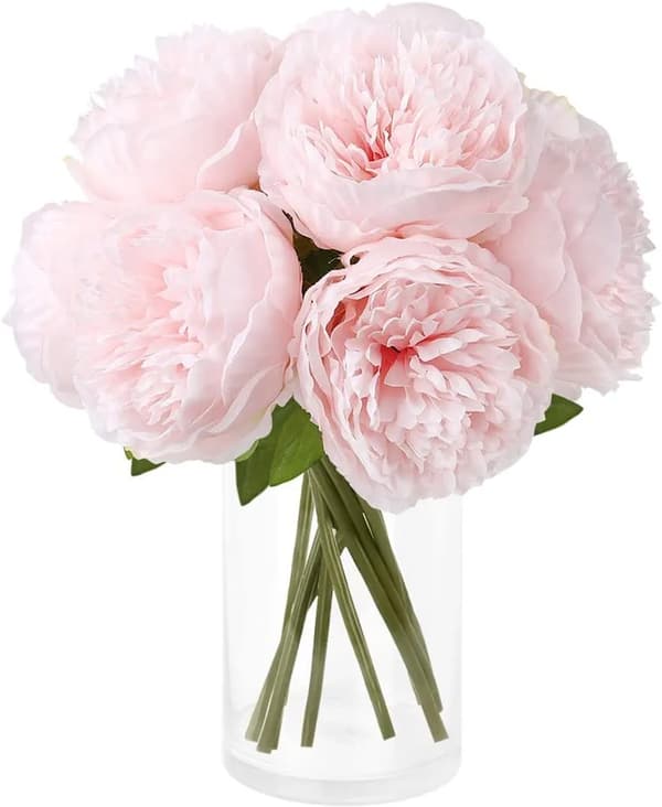 Hjemmeinnredning Kunstig Silke Peonbukett Bryllupsblomster