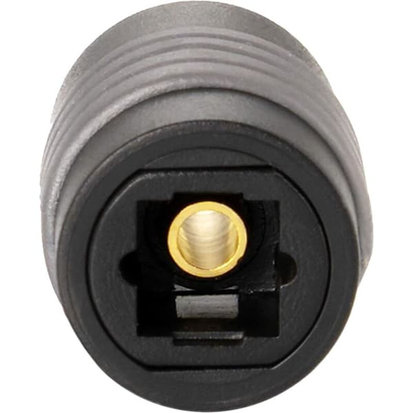 2 stk. Toslink hun-til-hun-adaptere Optisk Digital Audio S/PDIF-kobling Forlænger Sort