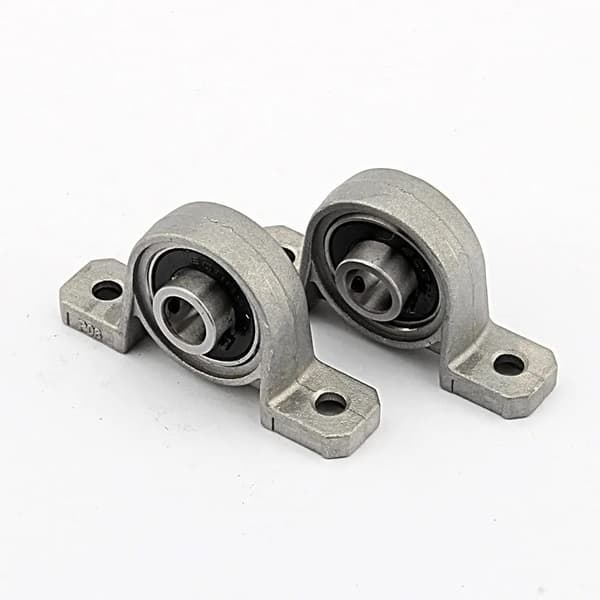 8 mm boring 2 stk. selvjusterende pudeblok i zinklegering 2 pcs