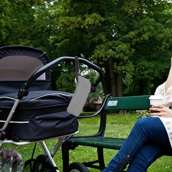 Eristetty pullolaukku - pitää pullot kylminä tai kuumina, harmaa