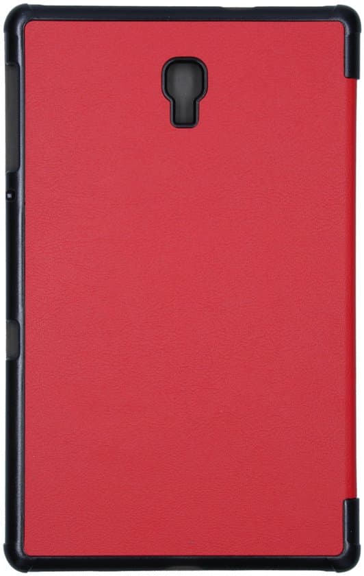 Rødt trefoldbart nettbrettdeksel, kompatibelt med Samsung Galaxy Tab A 10.5 (2018)