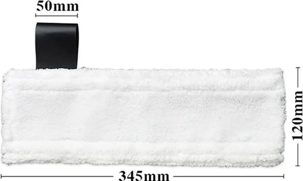 Mikrofiber gulvpude genopfyldning 8-pak EasyFix SC2 SC3 SC4 SC5 dampmoppe dyse hvid