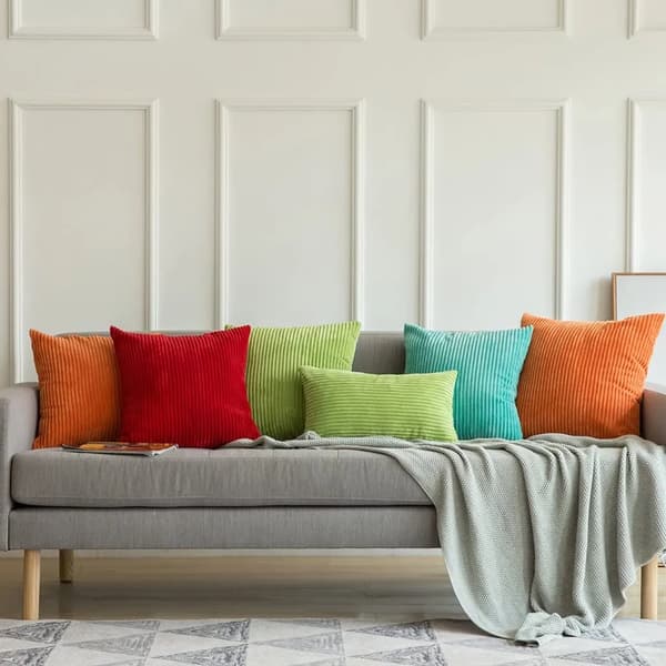 Orange Firkantet Pudebetræk 45×45cm 1 pcs