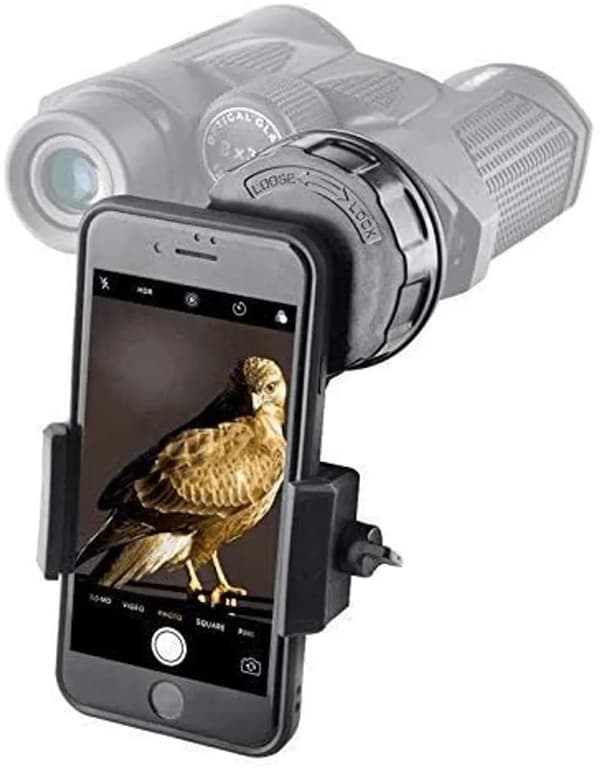 Smarttelefon Teleskopadapterfeste Passer Kikkert Spotting Scope Okular 24-47mm