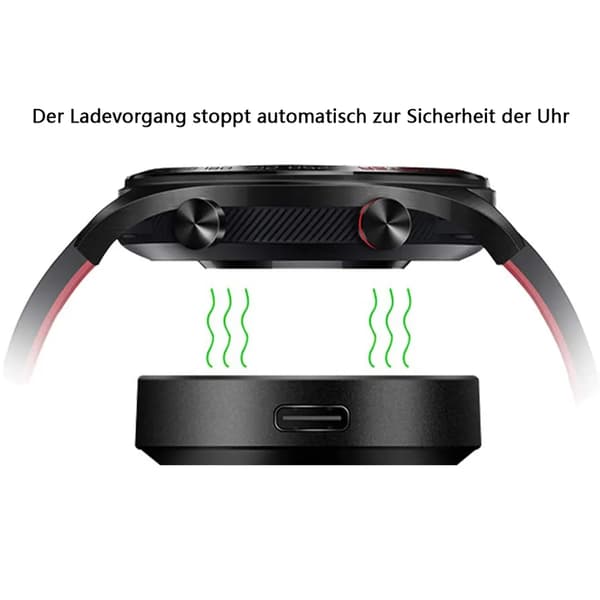 Trådløs magnetisk oplader til Huawei GT/GT 2/GT Active Smartwatch Erstatningsopladerkabelholder