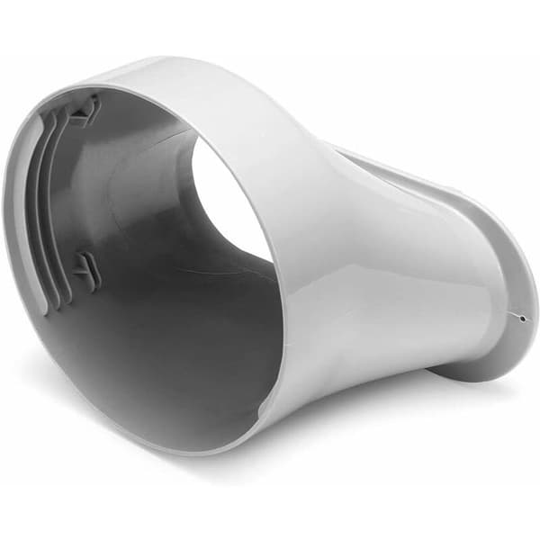 15 cm bærbar AC PVC eksosslangeadapter hvit vindusplate 1 stk