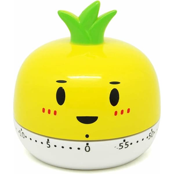 Ananas Mekanisk Køkkentimer Sød Nedtælling Ingen Batteri Plast ~0-55 Min