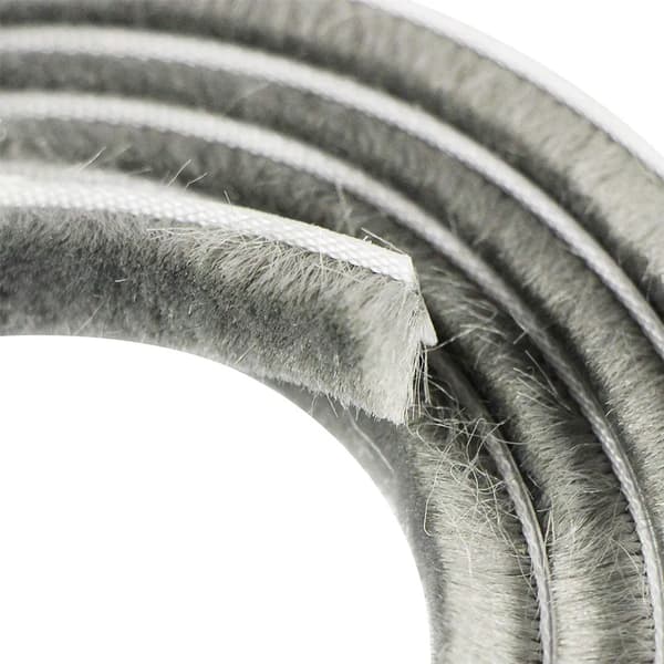 Oven Ikkunan Tiivistysharjatiiviste 5 m Itseliimautuva 9x5 mm Harmaa Rako 9-20 mm