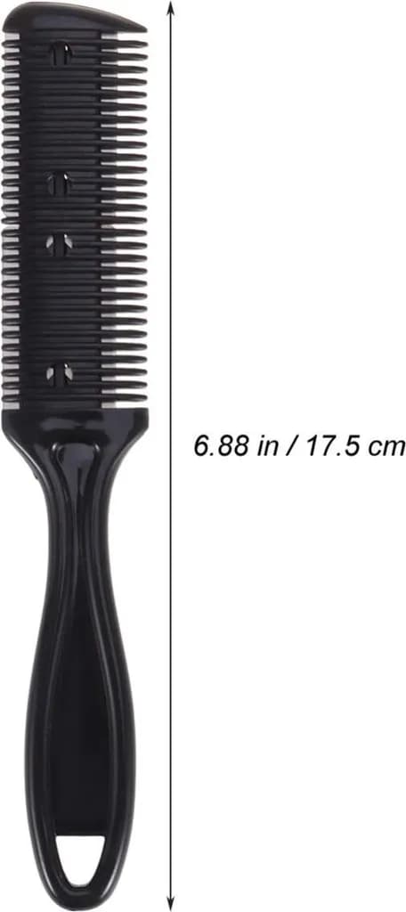 3 Hårtynnerkam Hårklippekam Barberhøvel med kam