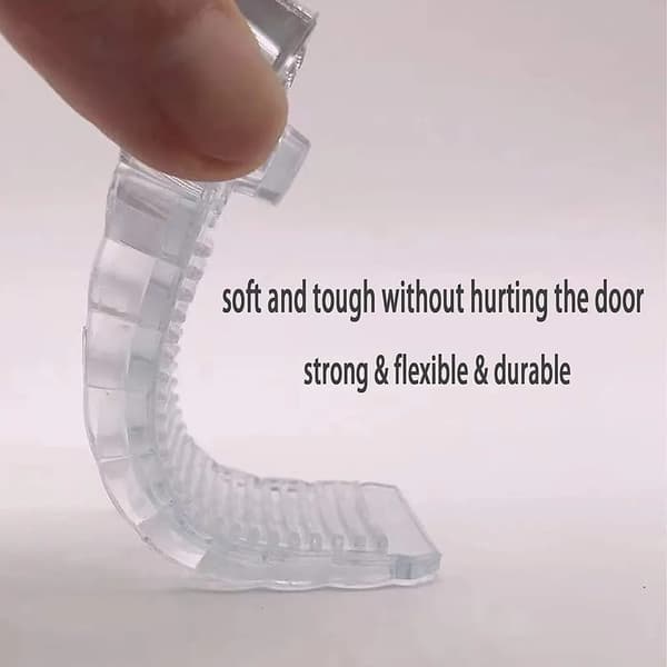 Dørstopper i gummi, 5-pakning Rubber Door Stop