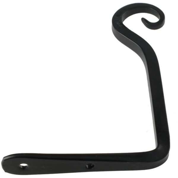 Väggkrok i svart smidesjärn, 2-pack