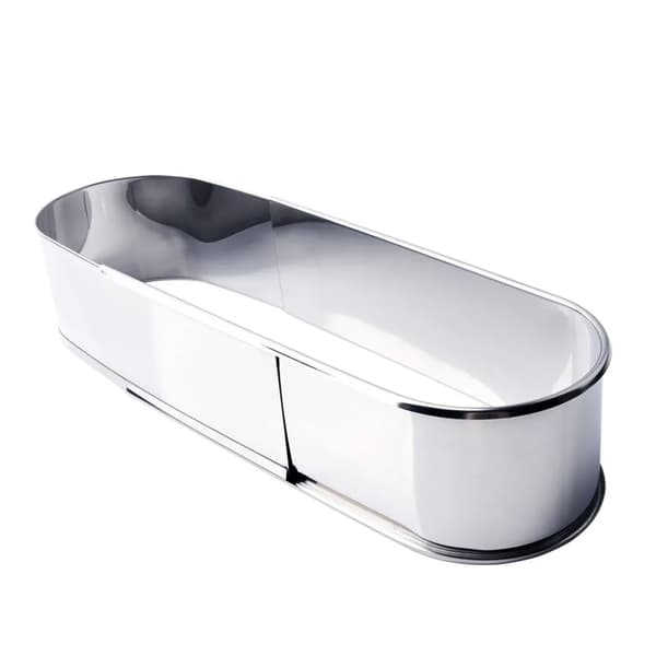 Oval Justerbar Brød- og Kakeform i Rustfritt Stål Oval Adjustable Stainless