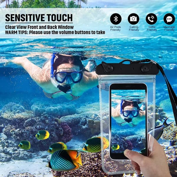 6,7-tommer vandtæt telefonpose IPX8 Waterproof Phone