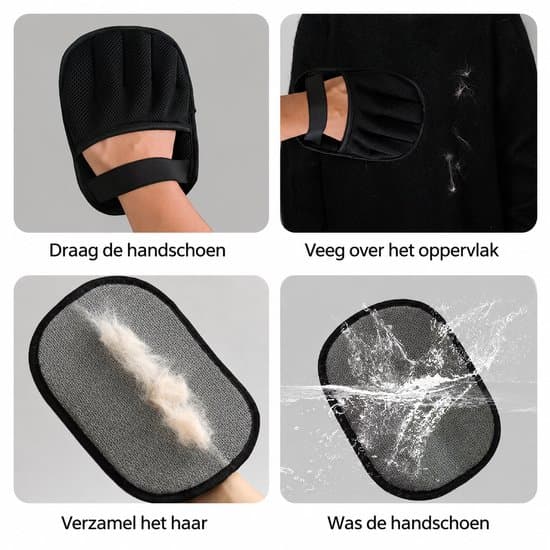 Fjernelseshandske til kæledyrshår, elektrostatisk genanvendelig kæledyrshårfjerner, kompatibel med hunde, katte, møbler, tøj, bilsæder