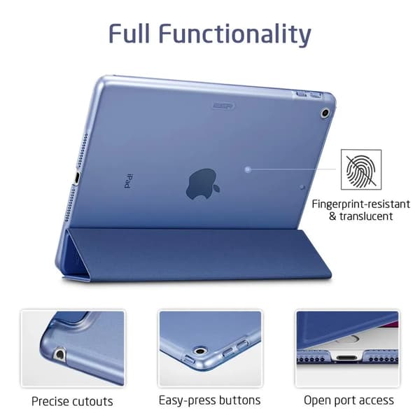 iPad 10,2 tums fodral 7:e generationen Smart Flip Sleep Wake Justerbart stativ Ultratunt