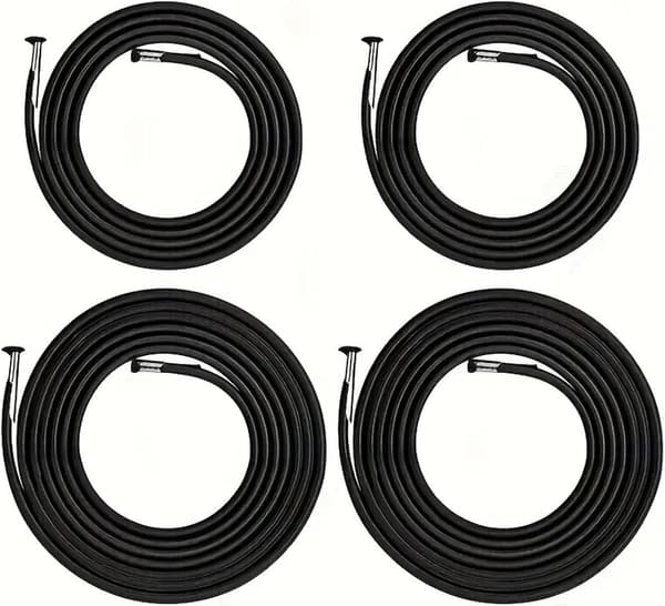 4-pack däckstol elastiska ersättningssnören universella för nollgravitationssolstolar fällbara stolar (2x2,2m + 2x1,4m) 4,5mm