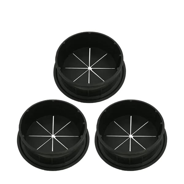 50/60 mm flexibel kabelgenomföring i plast, svart, 3 st