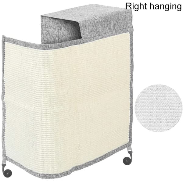 Kattklös soffskydd 1-pack 51x36x52 cm Sisal Dubbelsidigt Soffarmstödsskydd