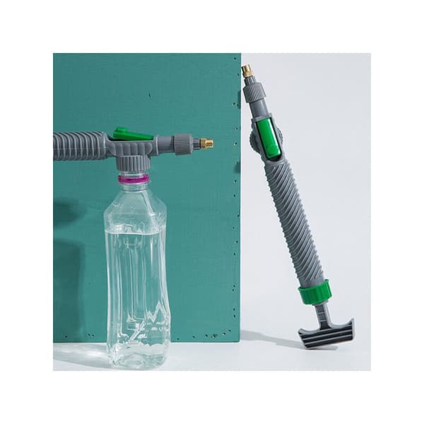 Högtryckssprutmunstycke Handpump Justerbar Passar Dryckesflaskor 30cm Slang Trädgård 1 st
