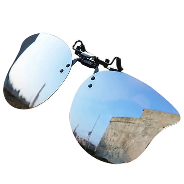 Solbrillefeste Klips Polariserte Solbriller Klips Antirefleks Flip Solbriller for Menn og Kvinner