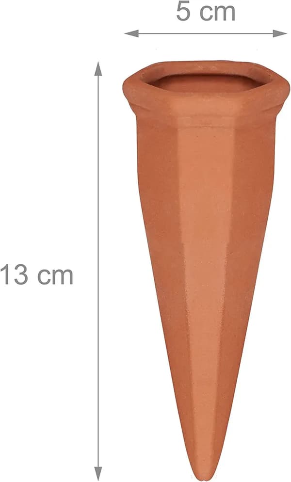Keramisk selvvandingssystem til planter, 4-pak Ceramic Plant Self