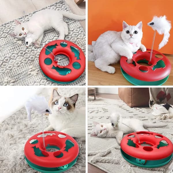 3-i-1 Interaktiv Kattleksak 3-in-1 Interactive Cat