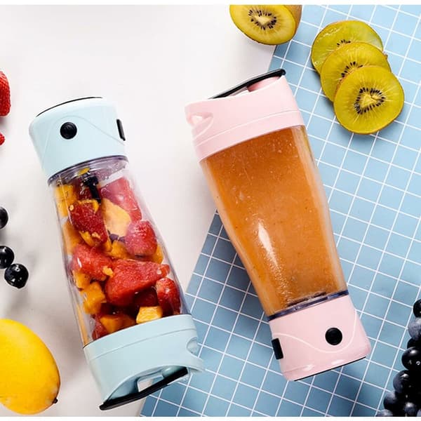 USB Uppladdningsbar Elektrisk Mixerkopp Rosa 450ml 1st