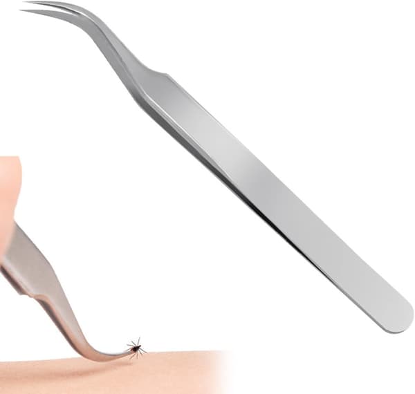 Flåttfjerningsverktøysett i rustfritt stål Tick Remover Tool