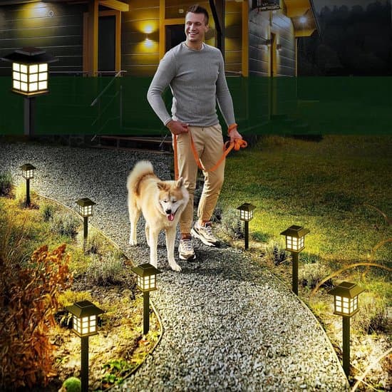 Soldrevne havelamper - 6 stk. - Sort Tuinfakkels op Zonne