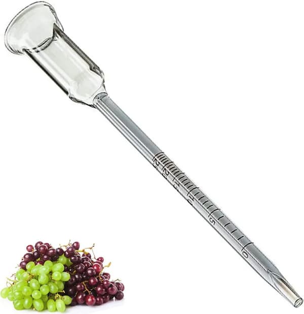 Vintermometer Vinometer Sæt Træ Glas Alkoholindhold Indikator