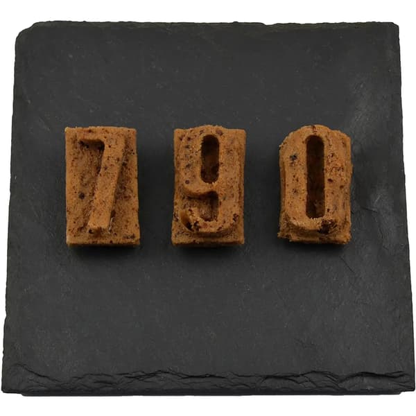 Silikon Bokstav Nummer Sjokoladeform Kakebaking 20.5x11x2cm 1stk