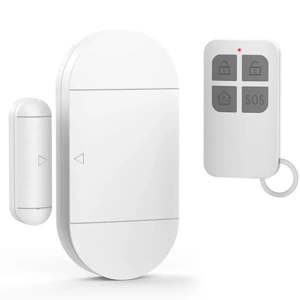 Dør- og vindusalarm 120dB magnetisk sensor ABS hvit barnesikkerhet for hjemmekontor