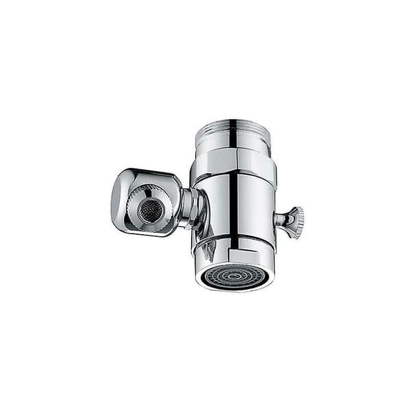 Armatur Ansigtsvask Skyllediverter Krom Sideport Fingertrækventil Slangesplit Passer 1 Stk