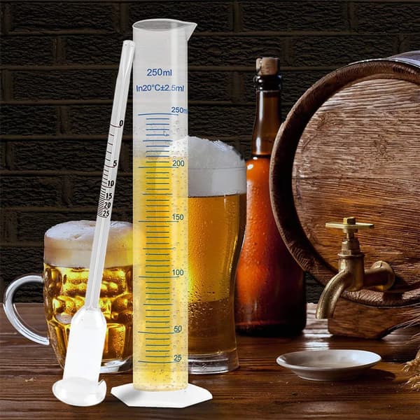 Vintermometer Vinometer Sett Tre Glass Alkohol Innholdsindikator