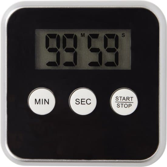 Magnetisk Digital Køkkentimer med Stativ, Sort