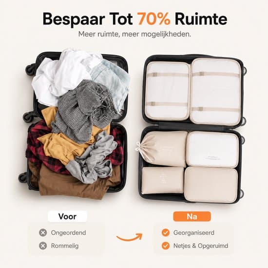 9-pack packkuber set bagageorganisatör resetillbehör BOTC Packing Cubes