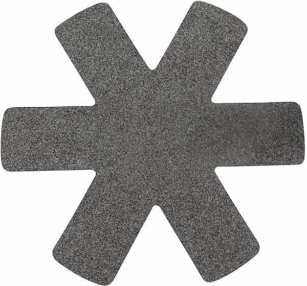 Grytebeskyttelsesputer 5 stk 38 cm Anti-ripe Stabelseparator Filt Polyester Grå Svart