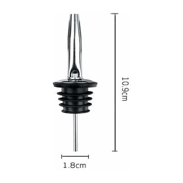 Vinpourer i rustfritt stål, 4 stk 4 pcs