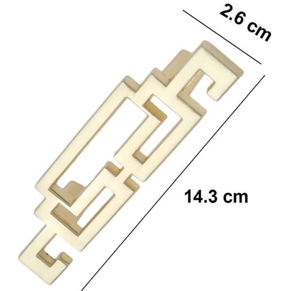 2 stk. køkkengreb møbelgreb 64 mm hulafstand skabsgreb guld 96 mm