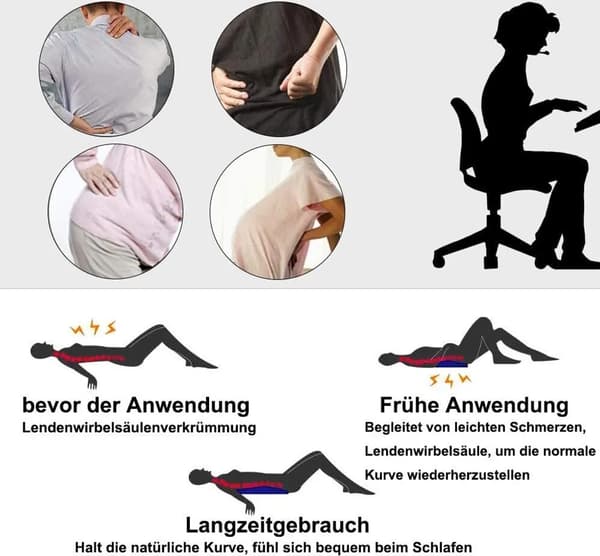 Svankkudde Memory Foam Kudde Svankstödskudde Ortopedisk Sovkudde Svankstödssängkudde Tillverkad av Memory Foam