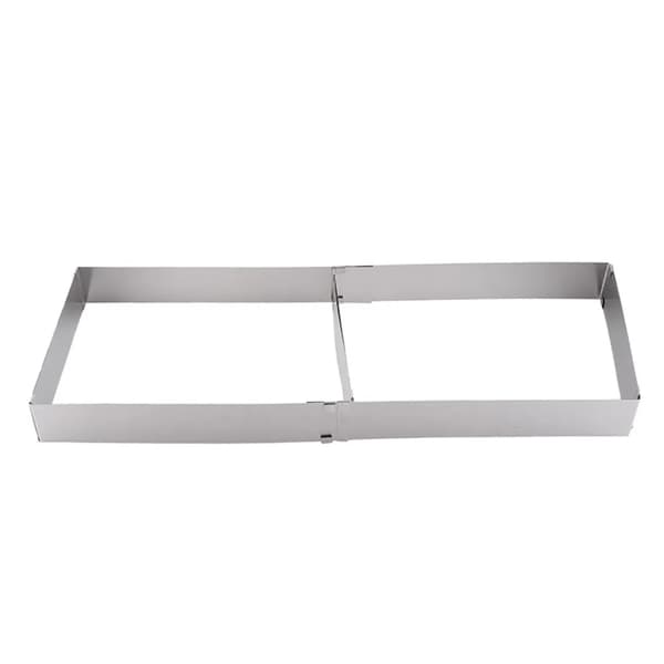 Rostfri rektangulär justerbar kakform Stainless Rectangular Adjust