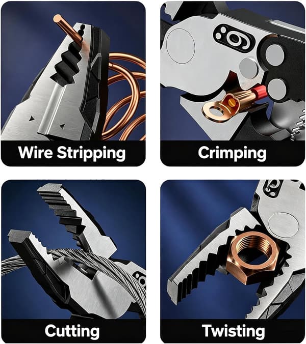 Skralle-låsetang 9 tommer multifunksjonell avbitertang Ratcheting Locking Pliers,