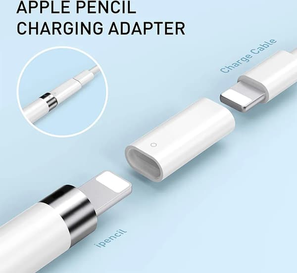 Magnetisk lock, laddningsadapter och spetsar ersättningstillbehörssats för Apple Pencil 1:a generationen